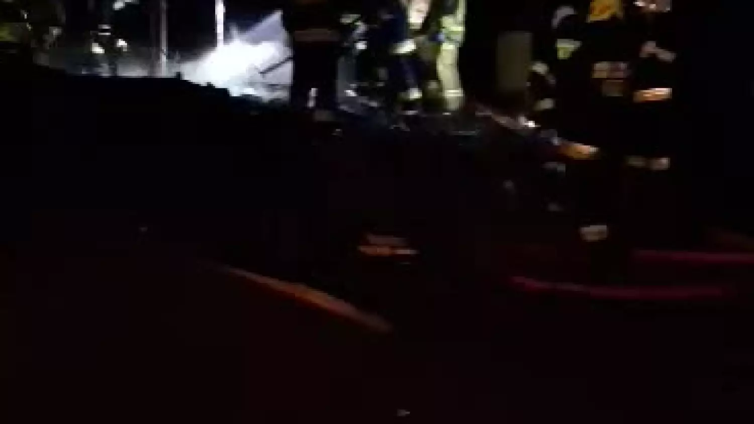 Pożar budynku gospodarczego w Krygu (23 marca 2024)