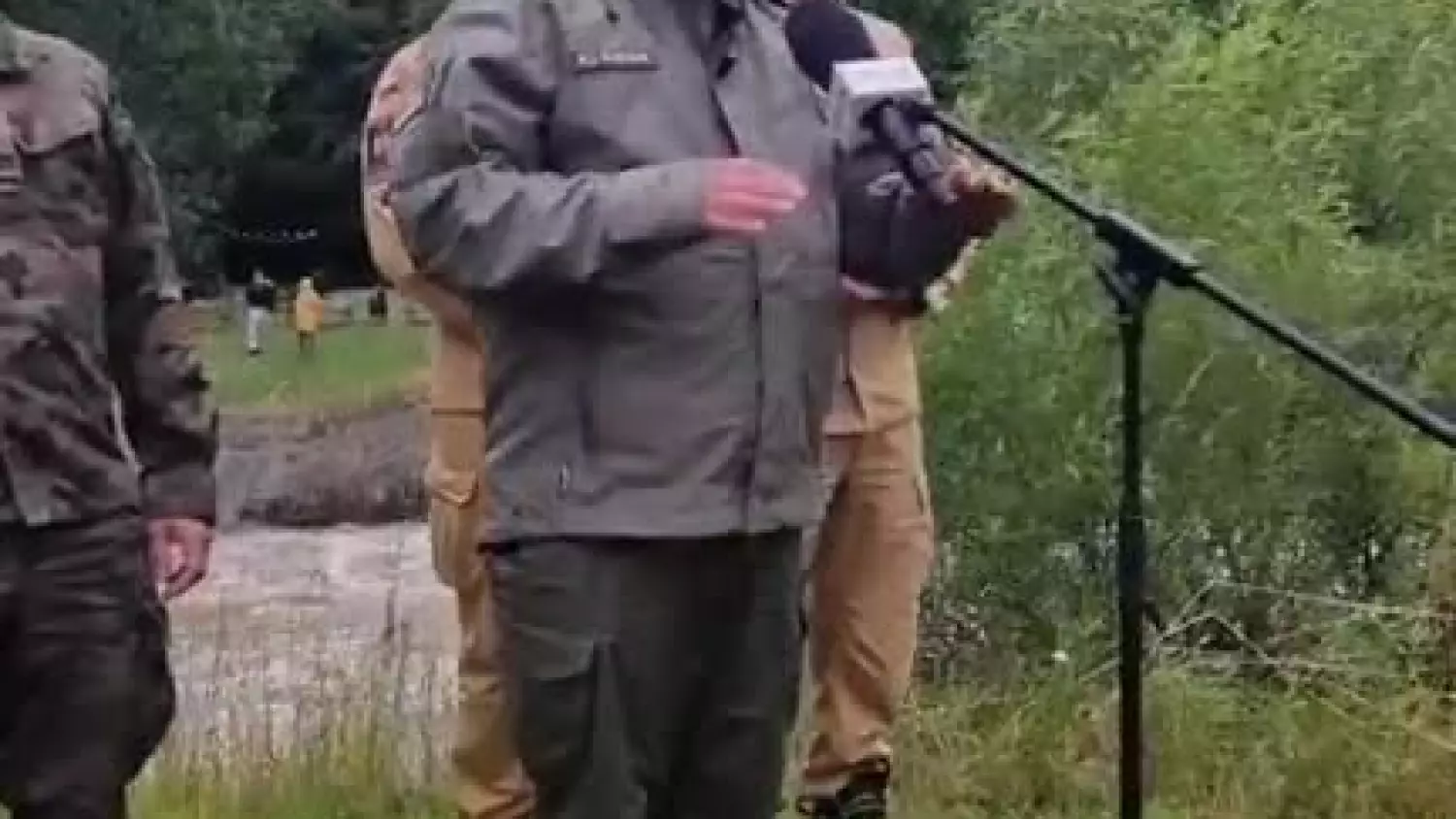 Wizyta wojewody Jana Krzysztofa Klęczara nad Sękówką w Gorlicach (9 lipca 2025)