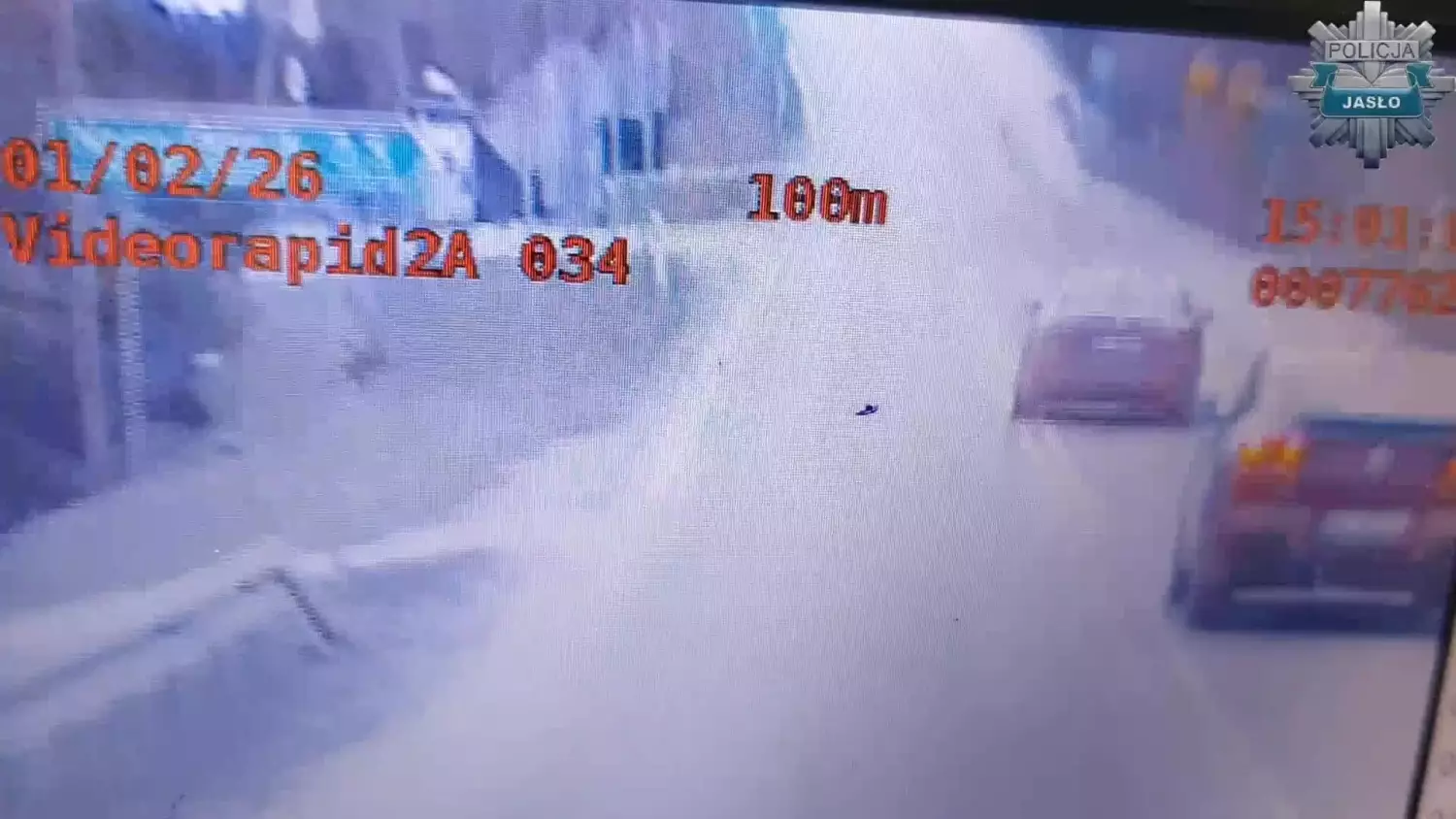 Rażące przekroczenie prędkości w terenie zabudowanym - KPP Jasło (5 lutego 2026)